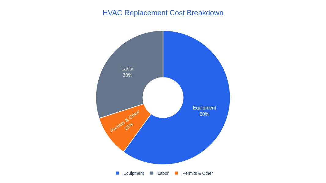 HVAC system replacement cost breakdown